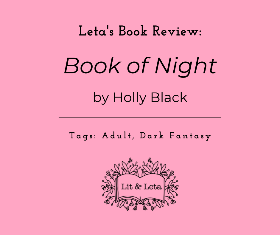 Leta’s Book Review: Book of Night by Holly Black